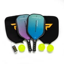 Best Sale 🤩 Paddletek Phoenix Genesis Middleweight Hybrid Pickleball 2 Paddle Set ✨