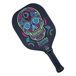 Best deal 🎉 Vulcan Paddle Candy "Sugar Skull" Middleweight Carbon Fiber Pickleball Paddle 👏